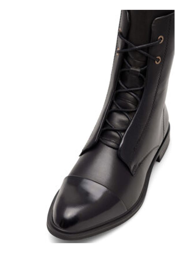 Sergio Bardi Trzewiki RST-A1008-02SB Czarny. Kolor: czarny. Materiał: skóra