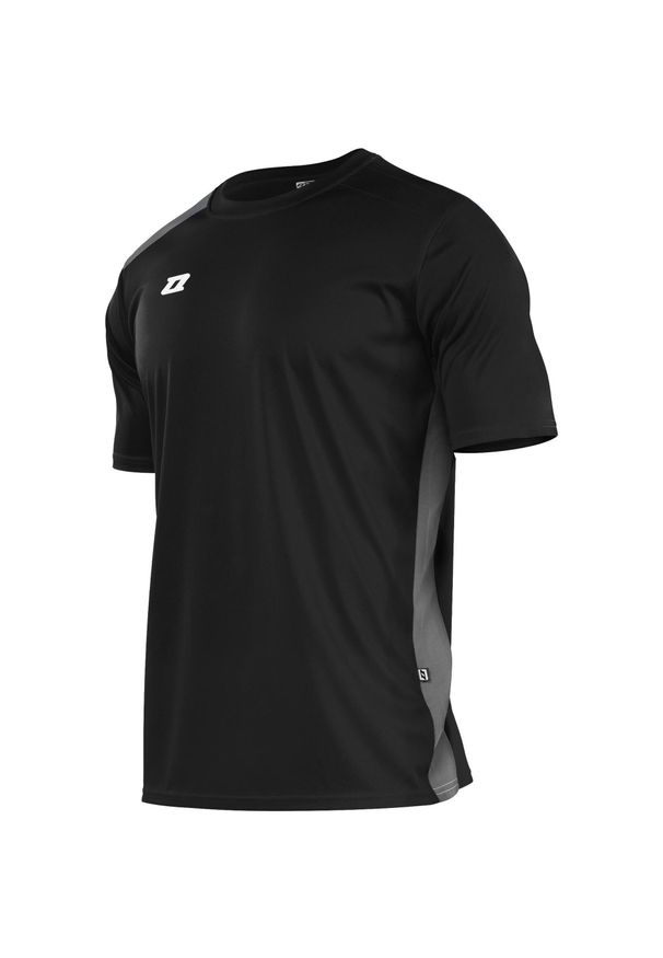 ZINA - Koszulka do piłki nożnej męska Zina Contra z krótkim rękawem. Kolor: czarny. Długość rękawa: krótki rękaw. Długość: krótkie
