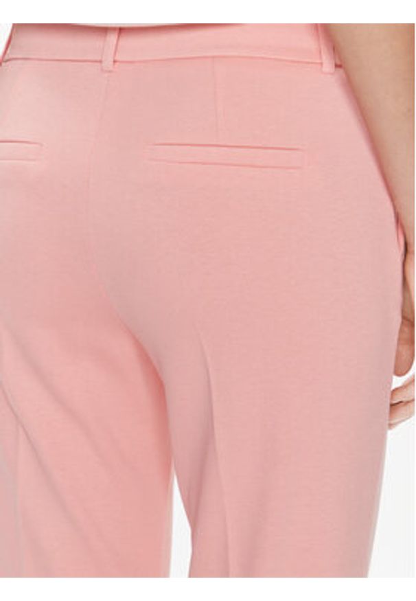 Marella Chinosy Matteo 2413781014 Różowy Slim Fit. Kolor: różowy. Materiał: syntetyk