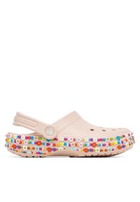 Klapki Crocs. Kolor: beżowy