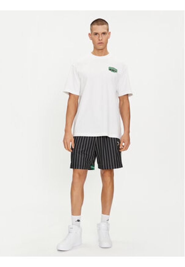 Puma T-Shirt For The Fanbase Graphic 624395 Biały Relaxed Fit. Kolor: biały. Materiał: bawełna