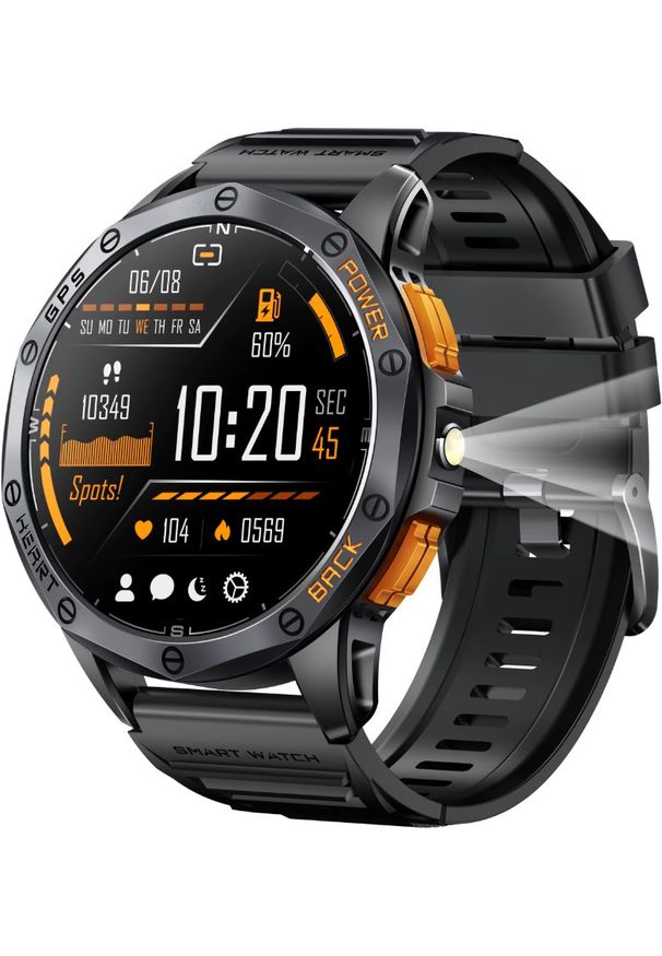 Smartwatch GepardWatches Smartwatch GlacierX Deca Black GX-DC67. Rodzaj zegarka: smartwatch