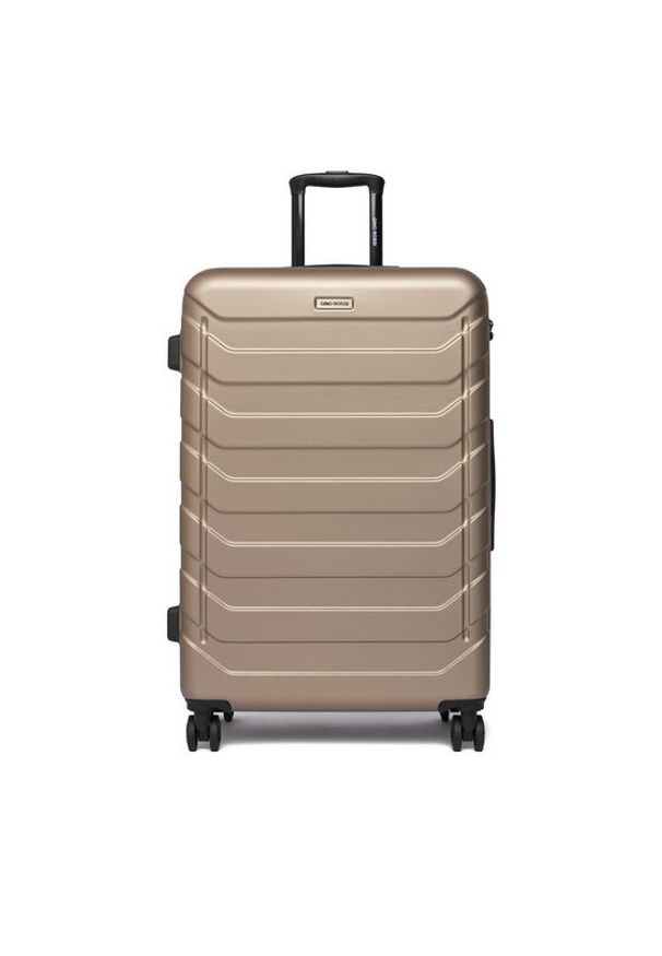 Gino Rossi - GINO ROSSI Walizka duża CEO-GIN-L-002-05-GOLD Złoty. Kolor: złoty