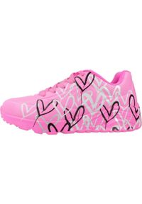 skechers - Tenisówki Skechers Model Uno Lite - Metallic Kolor Rose. Kolor: różowy. Materiał: syntetyk, tkanina. Model: Skechers Sport. Sport: turystyka piesza