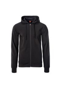 Iguana - Męska Bluza Z Kapturem Harper Full Zip. Typ kołnierza: kaptur. Kolor: czarny. Styl: sportowy