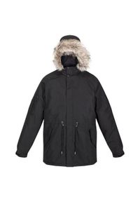 Kurtka uniwersalna męska Regatta Winterparka Salinger Iii. Kolor: czarny. Materiał: syntetyk. Sport: turystyka piesza