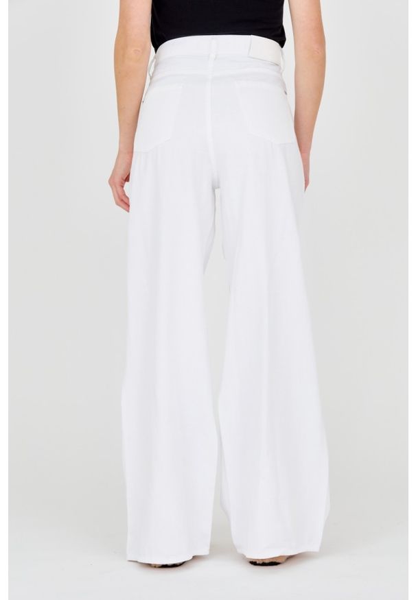 7 FOR ALL MANKIND Białe jeansy damskie Zoey. Kolor: biały