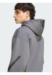 Adidas - adidas Bluza Z.N.E. Full Zip KX7689 Szary Regular Fit. Kolor: szary. Materiał: bawełna #3