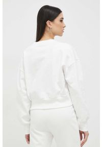 Pinko bluza damska kolor beżowy z nadrukiem. Kolor: beżowy. Wzór: nadruk #4