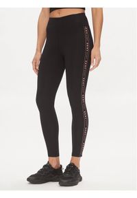 DKNY Sport Legginsy DP3P1883 Czarny Slim Fit. Kolor: czarny. Materiał: syntetyk. Styl: sportowy