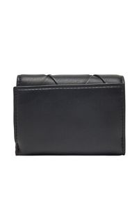 Calvin Klein Portfel damski Ck Woven Small Trifold K60K612953 Czarny. Kolor: czarny. Materiał: skóra #4