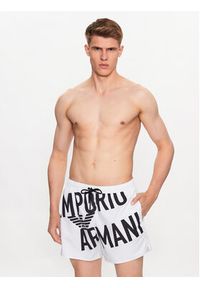 Emporio Armani Underwear Szorty kąpielowe 211740 3R424 93410 Biały Regular Fit. Kolor: biały. Materiał: syntetyk #3