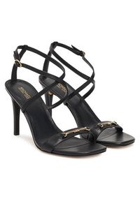 MICHAEL Michael Kors Sandały Lena 40R5LEHS1L Czarny. Kolor: czarny. Materiał: skóra #6