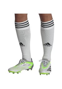 Adidas - Buty piłkarskie adidas Predator Accuracy.1 L Fg M GZ0032 białe. Zapięcie: sznurówki. Kolor: biały. Materiał: guma, syntetyk, materiał. Szerokość cholewki: normalna. Sport: piłka nożna #4