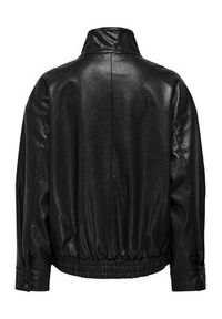 only - ONLY Kurtka z imitacji skóry Julia 15373024 Czarny Loose Fit. Kolor: czarny. Materiał: skóra #4