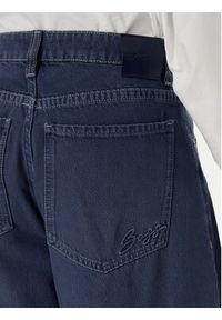 BOSS Jeansy Slouchy 50552533 Granatowy Wide Leg. Kolor: niebieski #2