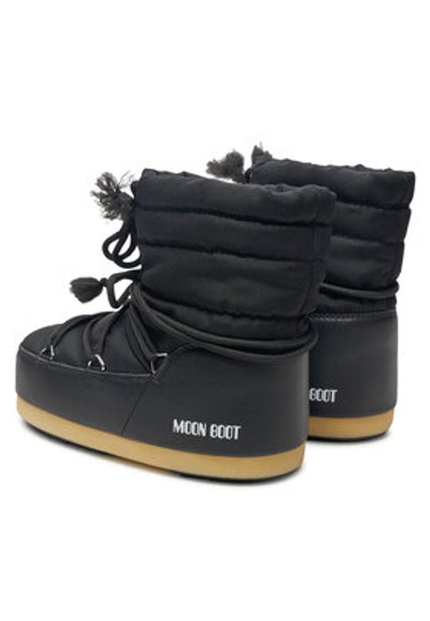 Moon Boot Śniegowce Evx Light Nylon 80D1470010 Czarny. Kolor: czarny. Materiał: skóra