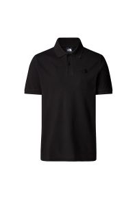 Koszulka męska The North Face Essential Regular Polo 0A8C1PJK31 - czarna. Typ kołnierza: polo. Kolor: czarny. Materiał: bawełna, dresówka. Długość rękawa: krótki rękaw. Długość: krótkie #1