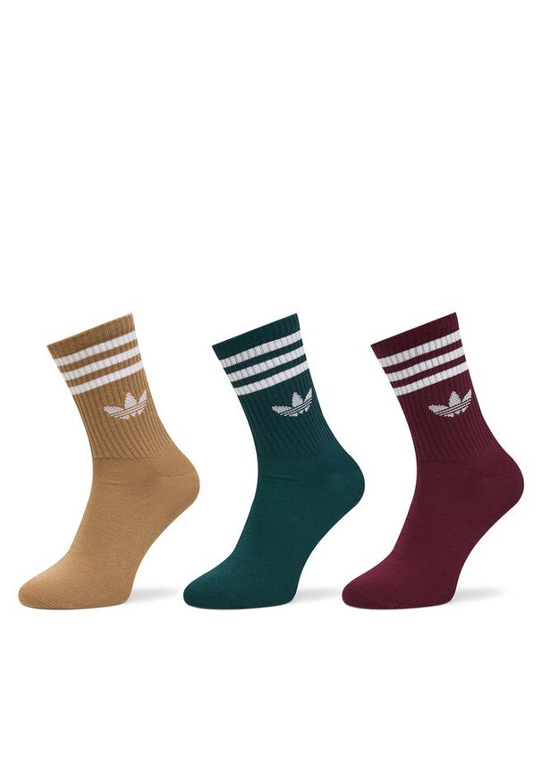 Adidas - Skarpety długie adidas. Wzór: kolorowy