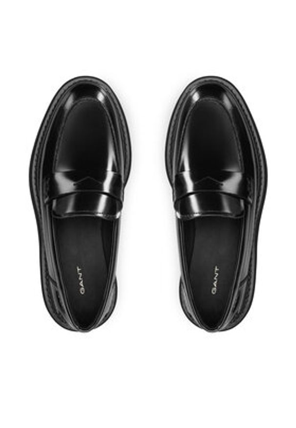 GANT - Gant Mokasyny 31531117 Czarny. Kolor: czarny. Materiał: skóra