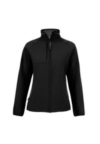 CRAGHOPPERS - Kurtka Damska Expert Basecamp Soft Shell. Kolor: czarny. Materiał: softshell. Sport: turystyka piesza
