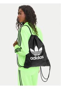 Adidas - adidas Worek Gymsack Trefoil BK6726 Czarny. Kolor: czarny. Materiał: materiał
