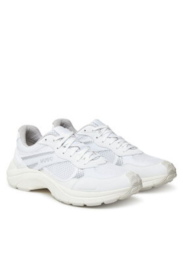 Hugo - HUGO Sneakersy GO2 50548571 Biały. Kolor: biały. Materiał: materiał