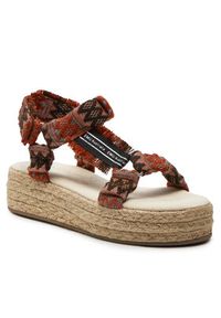 EMU Australia Espadryle Evans W13028 Brązowy. Kolor: brązowy. Materiał: bawełna, materiał #4