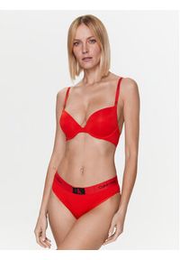 Calvin Klein Underwear Biustonosz push-up 000QF7252E Czerwony. Kolor: czerwony. Materiał: syntetyk. Rodzaj stanika: push-up