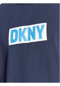 DKNY Longsleeve N5_6877_DKY Granatowy Regular Fit. Kolor: niebieski. Materiał: bawełna. Długość rękawa: długi rękaw