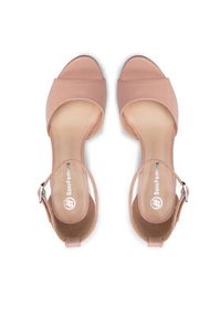Solo Femme Sandały 82438-34-E06/000-07-00 Różowy. Kolor: różowy. Materiał: skóra #3