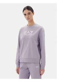 EA7 Emporio Armani Dres 7W000115 AF13135 UA092 Fioletowy Regular Fit. Kolor: fioletowy. Materiał: bawełna #5