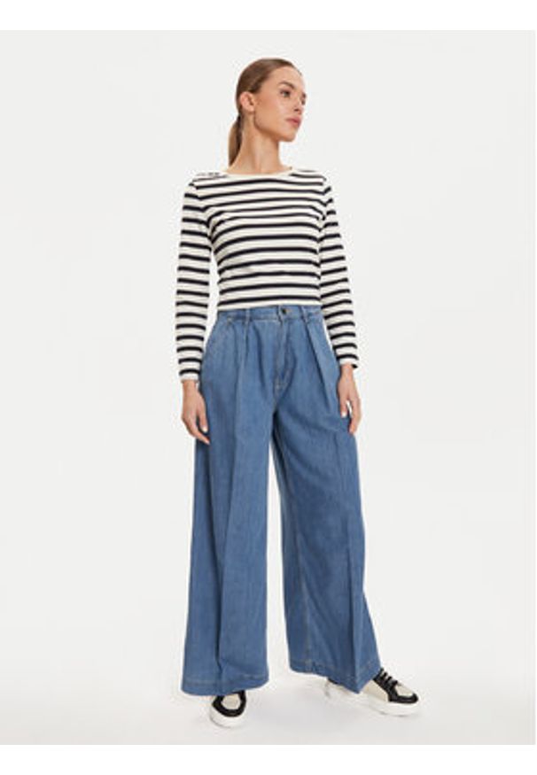 Weekend Max Mara Bluzka Leida 2425946021 Kolorowy Regular Fit. Materiał: bawełna. Wzór: kolorowy