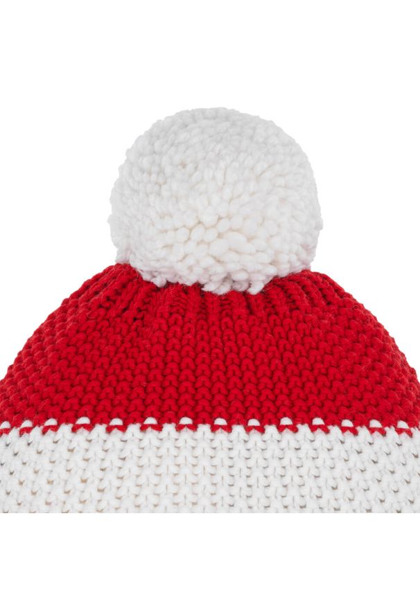 Eisbar - Czapka dla dorosłych Star Pompon MÜ SKA. Kolor: czerwony. Materiał: poliester, wełna. Styl: sportowy