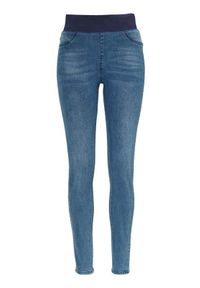 Freequent Dżinsowe legginsy Shantal niebieski female niebieski L (42). Stan: podwyższony. Kolor: niebieski #1