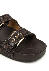 MICHAEL Michael Kors Klapki Byers 40T5BYFS1D Brązowy. Kolor: brązowy. Materiał: materiał #6