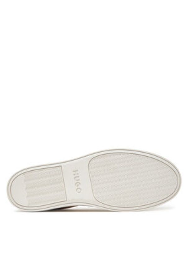 Hugo - HUGO Tenisówki Morrie Slon Rnmono 50541694 Beżowy. Kolor: beżowy. Materiał: materiał