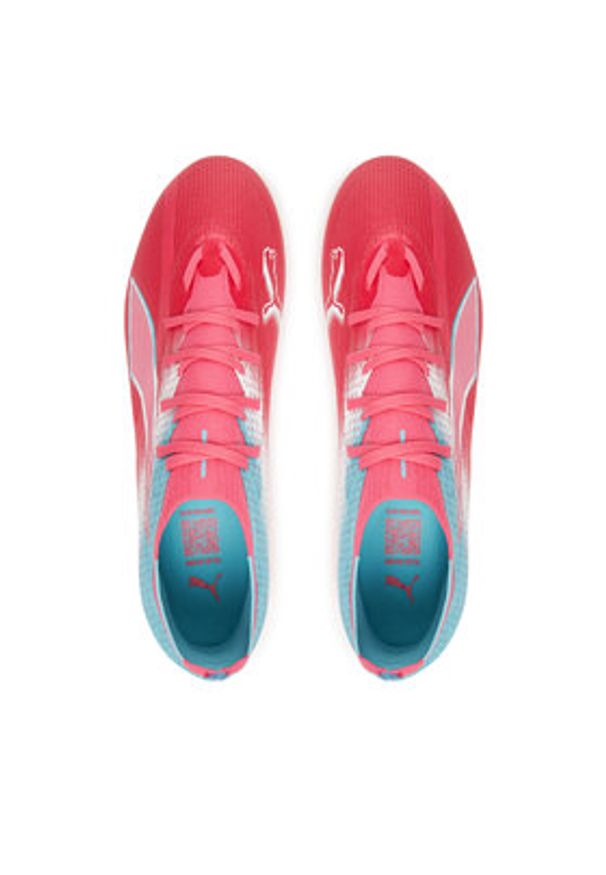 Puma Buty do piłki nożnej Ultra 6 Match Re-Charge Fg/Ag 108765 01 Różowy. Kolor: różowy. Materiał: materiał