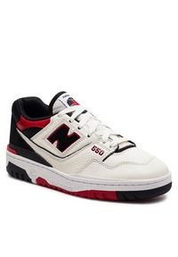 New Balance Sneakersy BB550STR Biały. Kolor: biały. Materiał: skóra #4