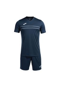 Zestaw koszulka treningowa i spodenki Joma Victory. Kolor: niebieski, wielokolorowy, biały. Sport: piłka nożna #1