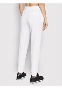 Calvin Klein Spodnie dresowe Micro Logo Essential K20K204424 Biały Regular Fit. Kolor: biały. Materiał: bawełna, syntetyk #4
