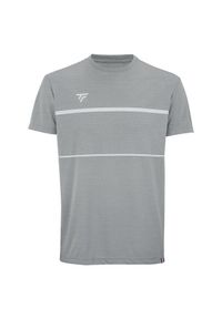 TECNIFIBRE - Koszulka tenisowa męska z krótkim rękawem Tecnifibre Team Tech Tee. Kolor: biały, wielokolorowy, szary. Długość rękawa: krótki rękaw. Długość: krótkie. Sport: tenis #1