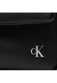 Calvin Klein Jeans Torebka Block Flap Shoulderbag25 Pu K60K611467 Czarny. Kolor: czarny. Materiał: skórzane