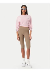 Adidas - adidas Legginsy Optime Contour Workout KV7456 Khaki Slim Fit. Kolor: brązowy. Materiał: syntetyk #4