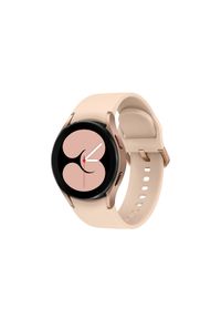 SAMSUNG - Smartwatch Samsung Galaxy Watch 4 40mm różowo-złoty (R860). Rodzaj zegarka: smartwatch. Kolor: różowy, wielokolorowy, złoty. Styl: klasyczny, elegancki, sportowy #1