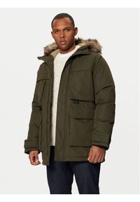 Jack & Jones - Jack&Jones Parka Star 12256892 Zielony Regular Fit. Kolor: zielony. Materiał: syntetyk #1