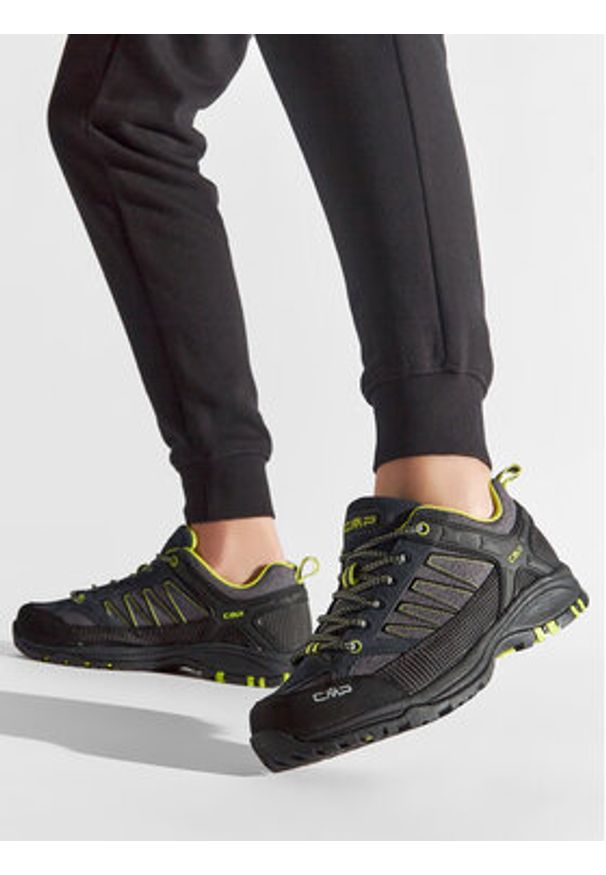 CMP Trekkingi Sun Hiking Shoe 3Q11157 Czarny. Kolor: czarny. Materiał: zamsz, skóra. Sport: turystyka piesza