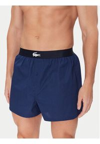 Lacoste Komplet 3 par bokserek 7H2387 Granatowy. Kolor: niebieski. Materiał: bawełna #7