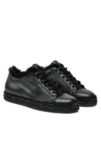 LE SILLA - Le Silla Sneakersy Andrea Fod 1633T020M1LLBUK933 Czarny. Kolor: czarny. Materiał: skóra #5