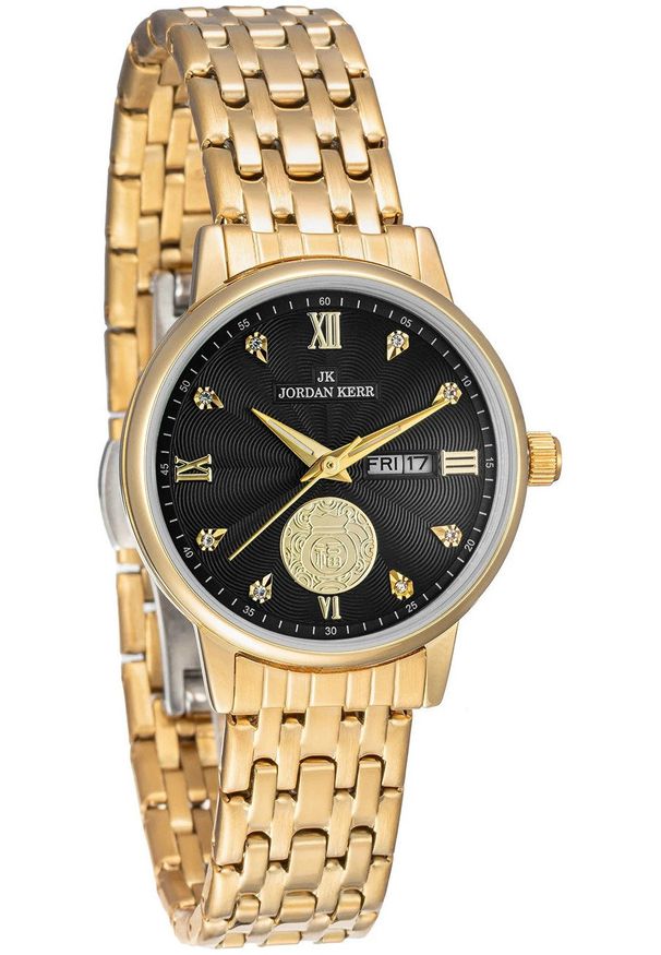 Zegarek damski Jordan Kerr L1071 złoty czt. Kolor: złoty